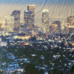 LA Skyline Tapestry